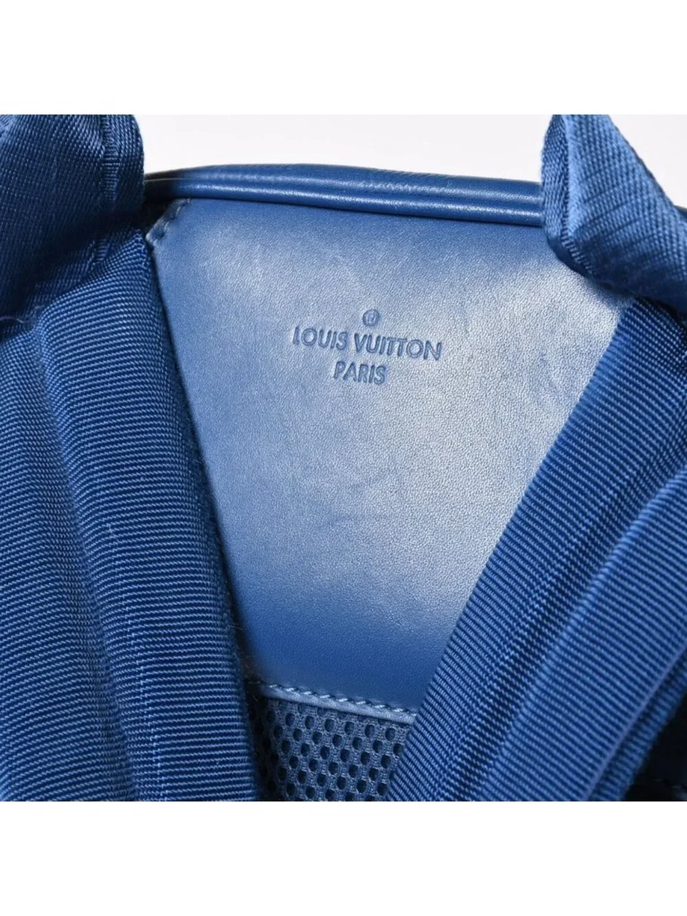 Louis Vuitton Michael Backpack Damier Infini Neptunia Blue Embossed Leather